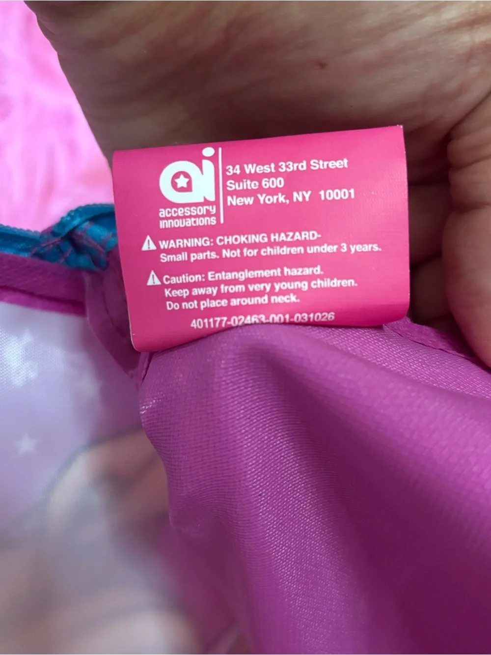 Barbie Girls Backpack in Pink, Yellow and Blue
